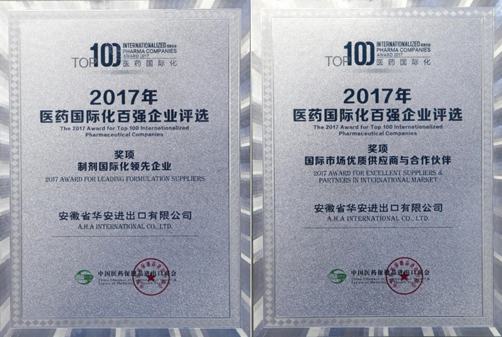 AHA：100 maiores empresas farmacêuticas internacionalizadas